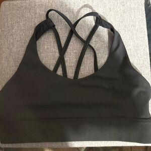 ZYIA Women's Black Sport Bra, Size Medium